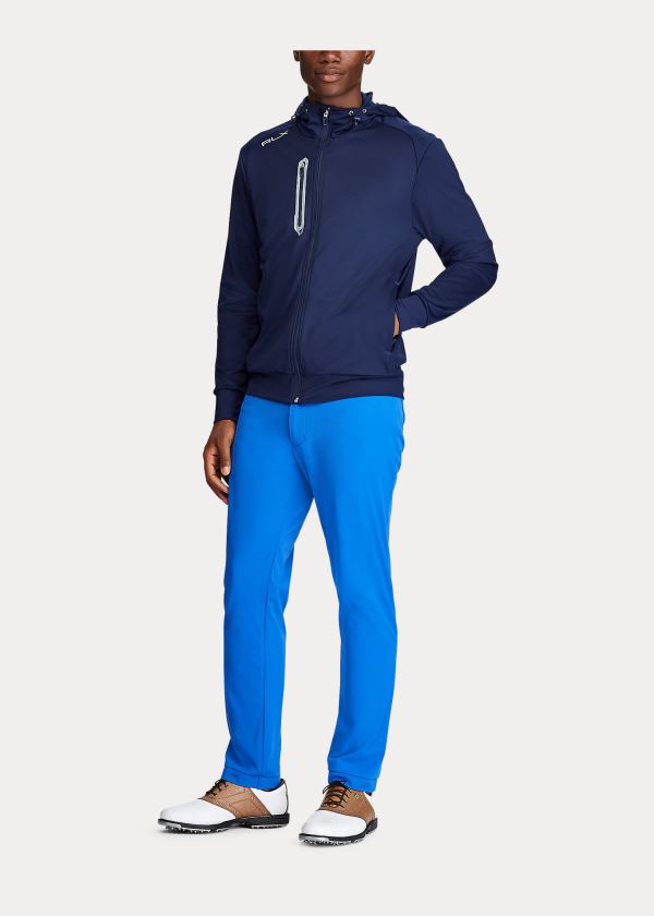 Men's Ralph Lauren Tech Jersey Full-Zip Hoodies | 467592GFW